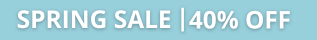 Spring Sale 40% OFF