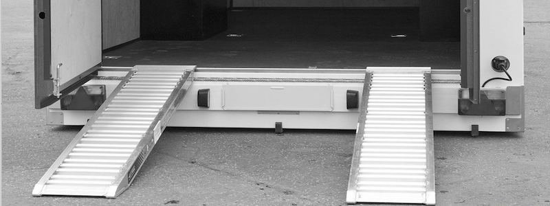 Aluminium Ramps for Plant Machinery