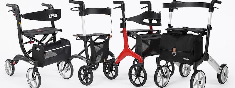 All-Terrain Rollators With a Seats