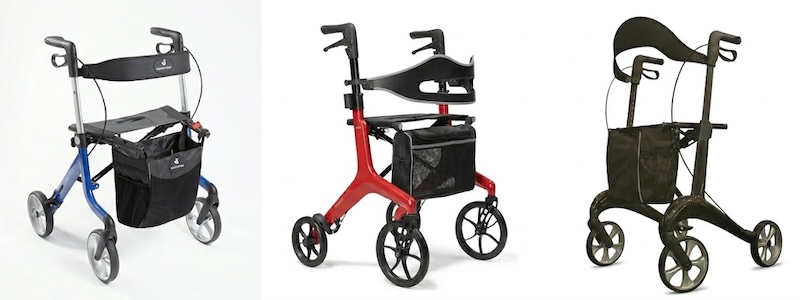 Lightweight Rollator With Seat