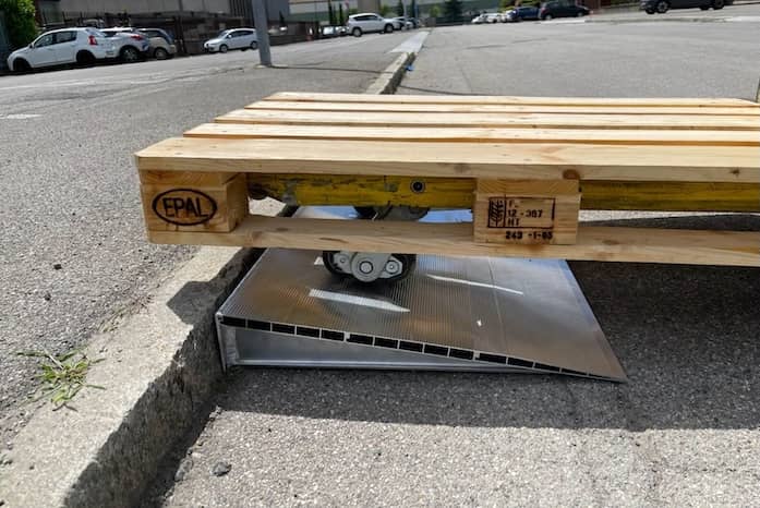 Aluminium Wedge Container Ramps