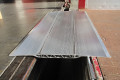 Heavy duty loading bridge in place 