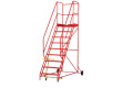 10 tread ladder on wheels 