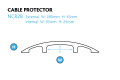 Channel size cable cover