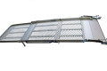 3-part fixed folding van ramp with mesh surface extended 