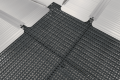 Close up of the ramps resting on the platform 