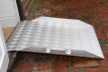 Wheelchair ramp on doorstep 