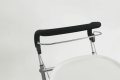 Full-width brake on the indoor rollator