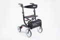Black rollator for walking