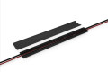 Adam Hall Defender Office Black Cable Cover with cable in the cover