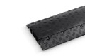 Adam Hall Mini Black 3-channel cable protector with hinged lid and anti-slip surface