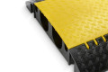 Adam Hall Defender ULTRA L 4 channel hose protector close up of the non slip surface 