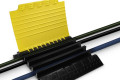 Adam Hall XXL 5 Channel cable protector with cables passing through 