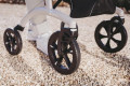 Rollator with large front wheels