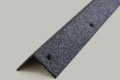 Black nosing with pre-drilled holes