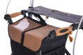Close up of the bag and seat
