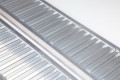 Anti-slip surface on aluminium plant ramps 