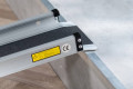 Telescopic ramps resting on step 