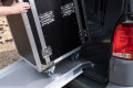 Wide van ramp in use 
