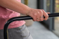 Half step handrail 