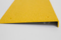 Yellow stair tread with nosing 