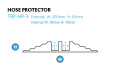 Hose protector ramp measurements 