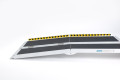 Unfolded wheelchair ramp 