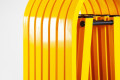 Interlocking yellow safety barrier 