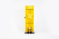 Stored safety barrier 