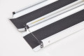 Telescopic channel ramps top and bottom