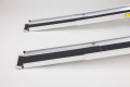 Edges on telescopic channel ramps 
