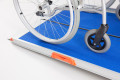 Wheelchair going up premium folding wheelchair ramp 