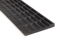 Underneath of rubber threshold ramp
