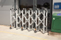 Barrier outside front doors