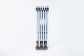 Retractable barrier stored