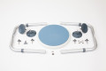 Unassembled shower stool