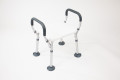 White shower stool