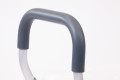 Coated shower stool handles