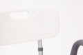 Backrest on the shower chair