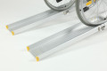 Telescopic channel ramps anti-slip surface