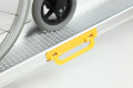 Handle for telescopic channel ramps