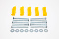 Fixing kit for the flow plates, suitable for concrete and tarmac