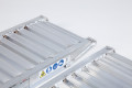 Foot on the container ramps 