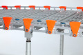 Support legs on access ramp