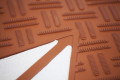 Close up of the speed cushion 