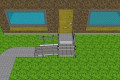 Modular ramp in front of home 