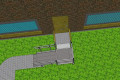 Modular ramp with handrails 