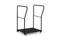 Dual handrails for the outdoor adjustable half step large 