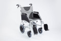 Transit wheelchair leg rests up 