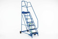 Compact mobile warehouse ladder